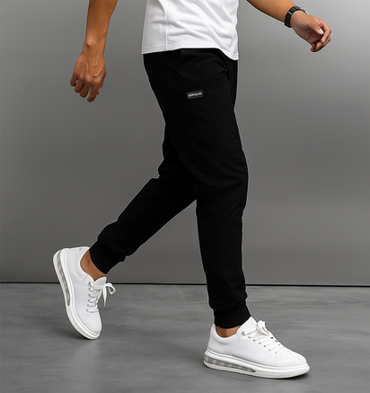 Men'S High Stretch Multi-Pocket Skinny Cargo Pants Multi-Pocket Sweatpants Solid Color Casual Work Outdoor Joggers Trousers