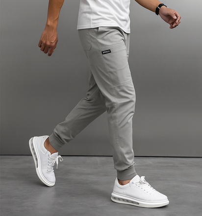 Men'S High Stretch Multi-Pocket Skinny Cargo Pants Multi-Pocket Sweatpants Solid Color Casual Work Outdoor Joggers Trousers