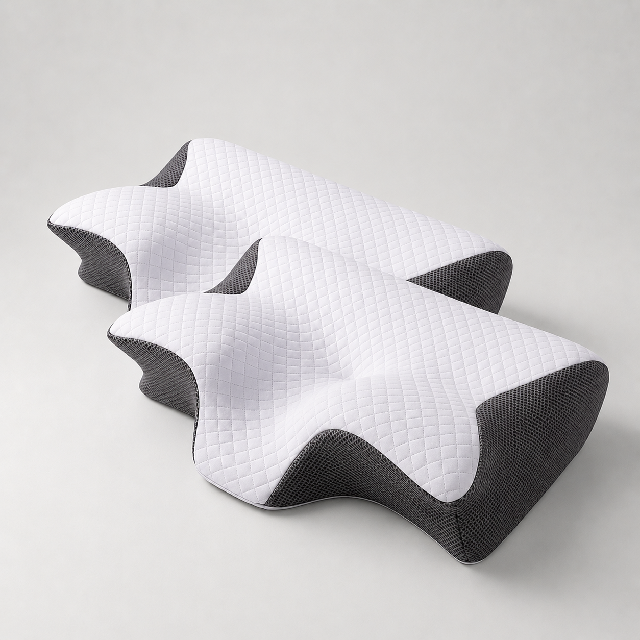 TRYLUXE™ Almofada Cervical Ergonómica 2 em 1