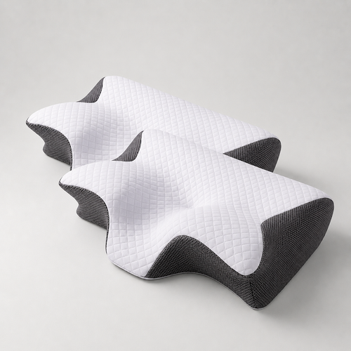 TRYLUXE™ Almofada Cervical Ergonómica 2 em 1