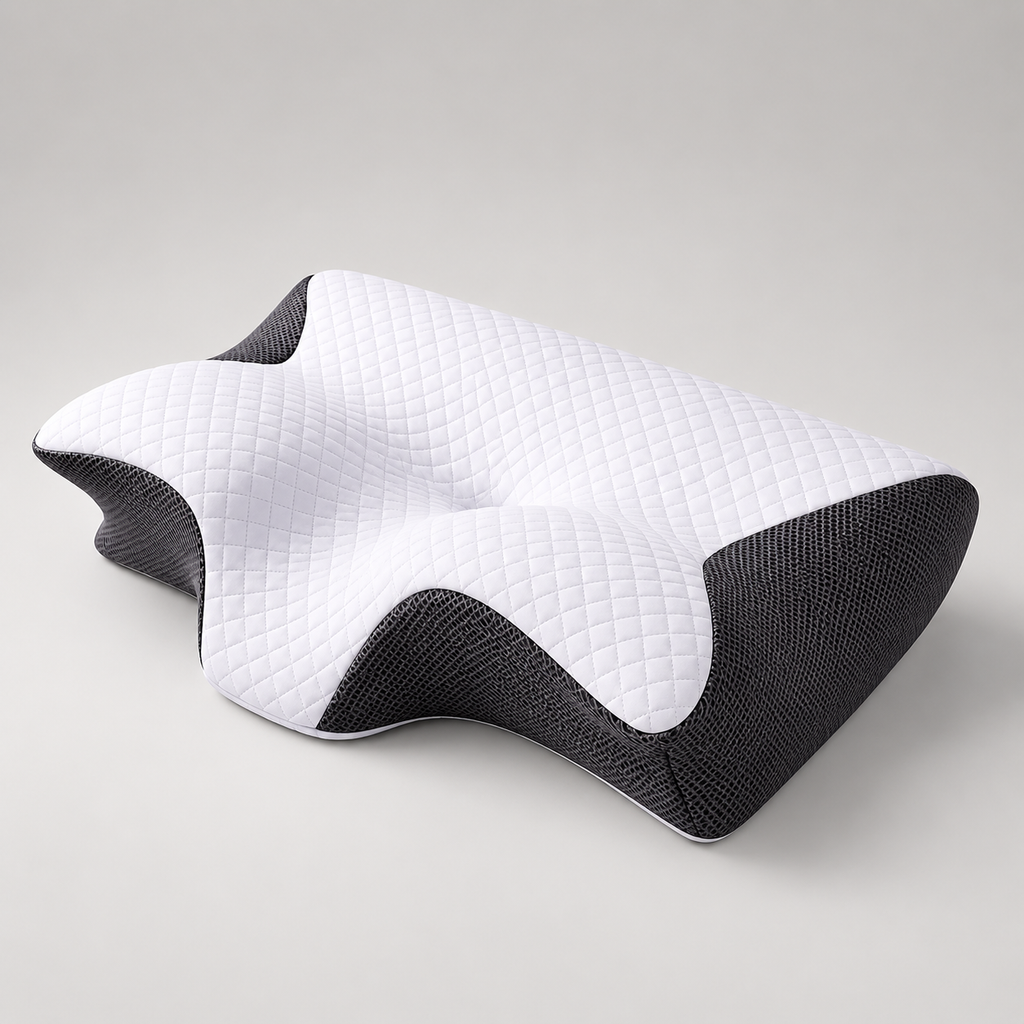 TRYLUXE™ Almofada Cervical Ergonómica 2 em 1